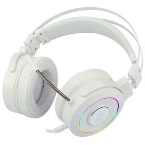 Headset Gamer Redragon Lamia 2 Lunar White RGB USB