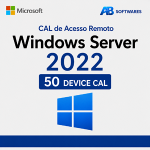 Cal de Acesso Remoto Windows Server 2022 – 50 dispositivos